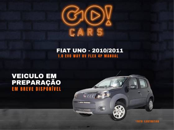 FIAT UNO 1.0 EVO WAY 8V FLEX 4P MANUAL FIAT UNO 1.0 EVO WAY 8V FLEX 4P MANUAL